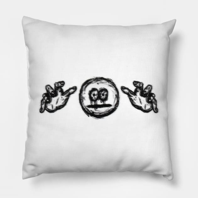 Cursed emoji meme Pillow by GoodDocc
