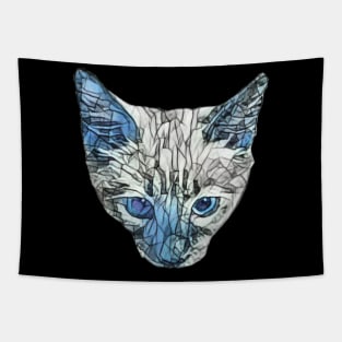 Blue Colorpoint Ragdoll Kitten Design Tapestry