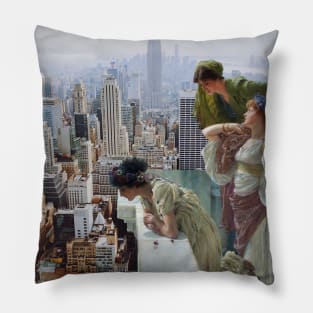 Manhattan view Pillow