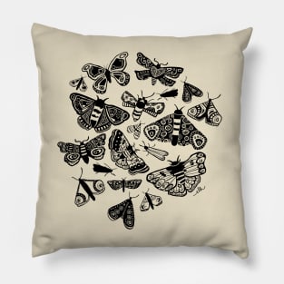 Fancy Moths Pillow