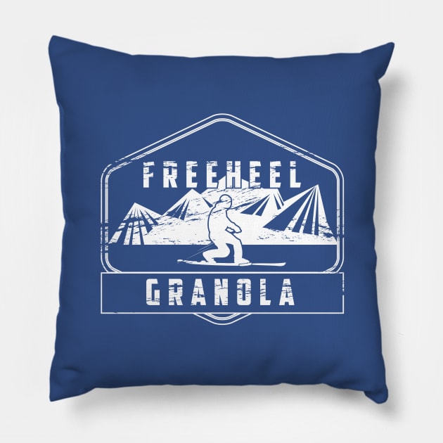 Freeheel Granola Official T Pillow by freeheelgranola