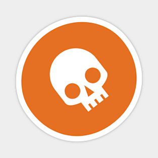 Halloween tombstone skull Magnet