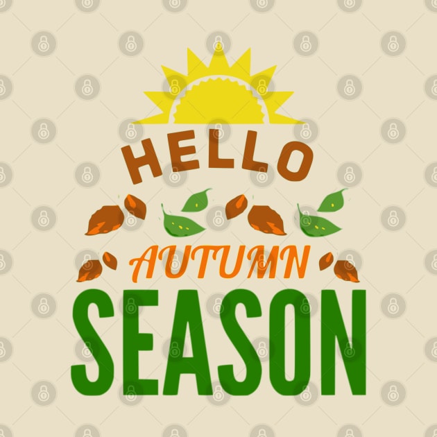 Hello Autumn Season by Glenn Landas Digital Art