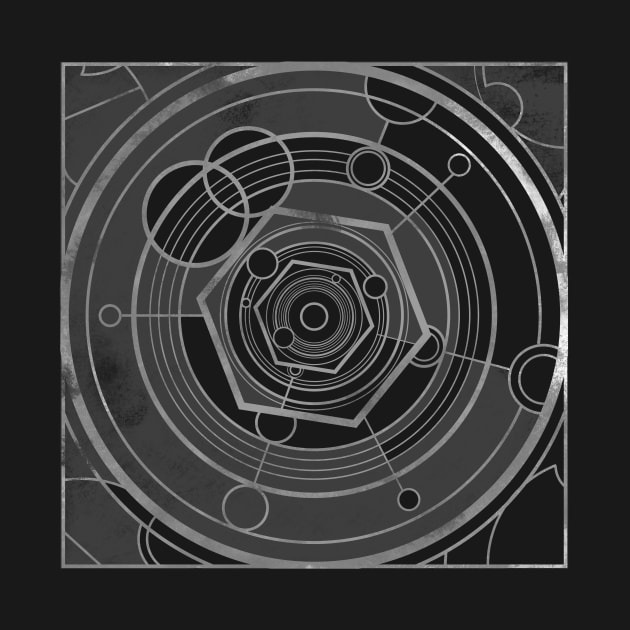 Weathered Clockwork - Gray (Gallifreyan inspired) by Circulartz