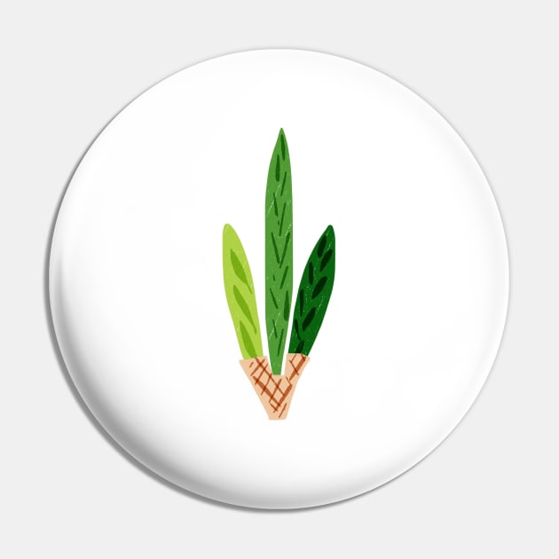 Lulav Print Pin by TillaCrowne