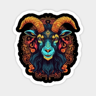 Goat Halloween Magnet