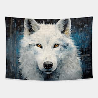 Wolf Animal Art Decor Paint Mosaic Tapestry