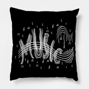 Music notes best design Pillow