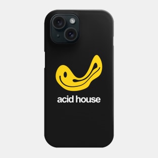 ACID HOUSE MUSIC - happyface destroy  yellow edition Phone Case