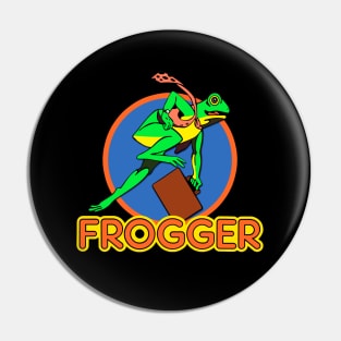 Mod.5 Arcade Frogger Video Game Pin