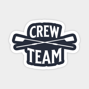 Crew Rowing Team Member Sculling Vintage Crossed Oars Magnet