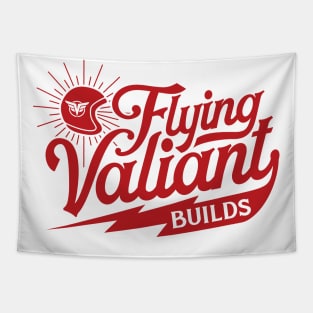 Flying Valiant Builds (Biker Style - Red) Tapestry