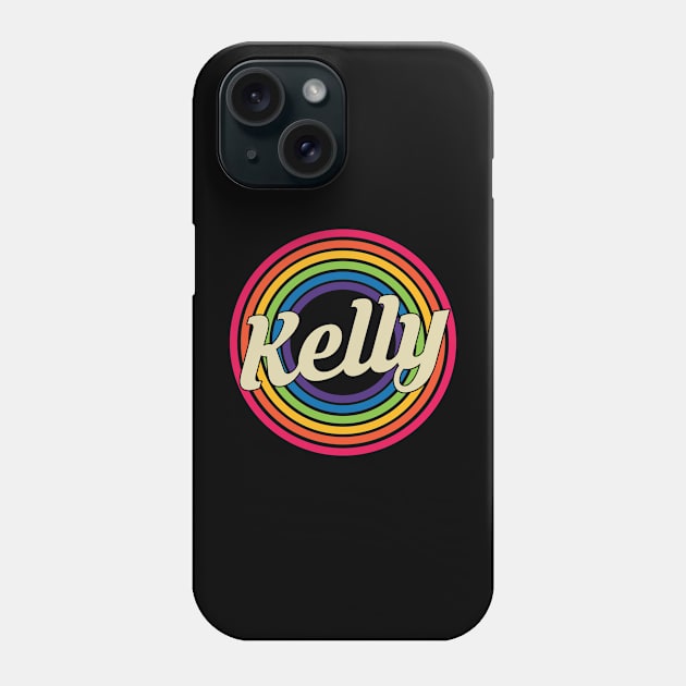 Kelly - Retro Rainbow Style Phone Case by MaydenArt