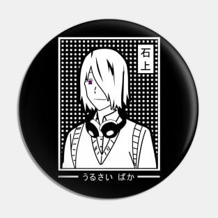 Ishgami Yuu (Black) Pin