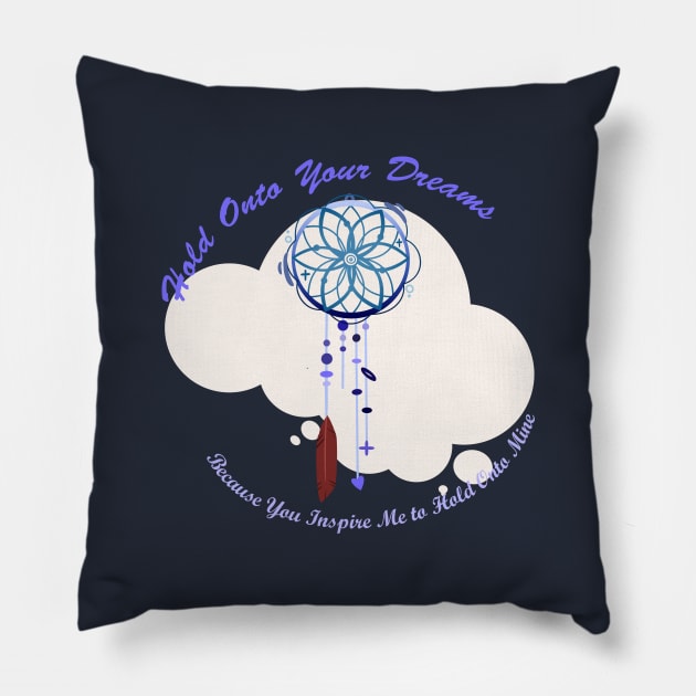 Dreams of the Dreamcatcher Pillow by TrailGrazer