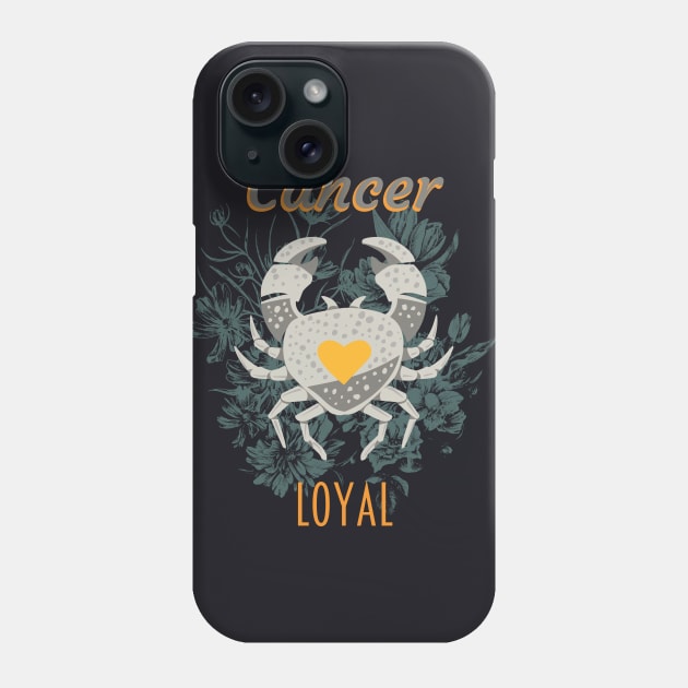 Cancer Zodiac sign Phone Case by Foxxy Merch