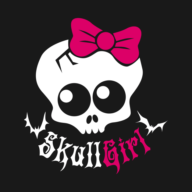 Skull Girl by sevencrow