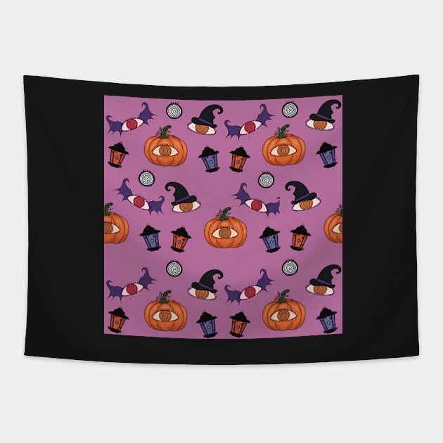 Halloween Tapestry by Fuineryn