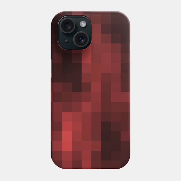 Pixels - red Phone Case by puzzleteez