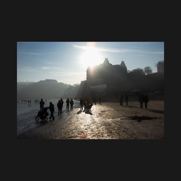 Winter Sunlight on the south Bay -  Scarborough, Yorkshire, UK by richflintphoto