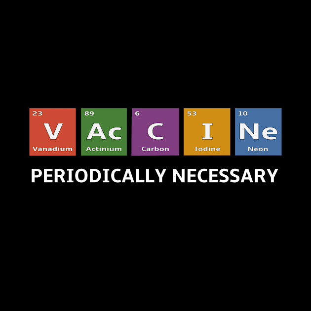 Pro Vaccination Elements of the Periodic Table by spiffy_design