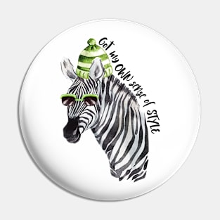 Cool Zebra Pin