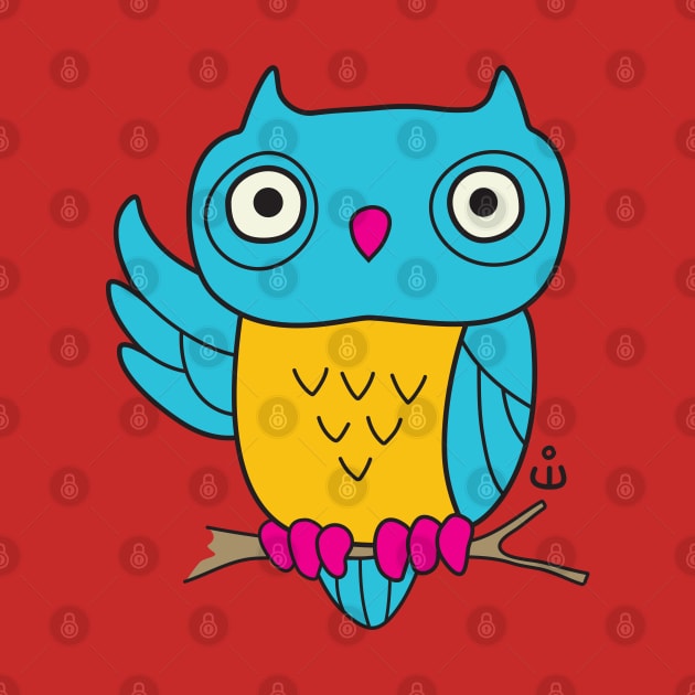 Hey Pal! Cartoon Owl by waltoons