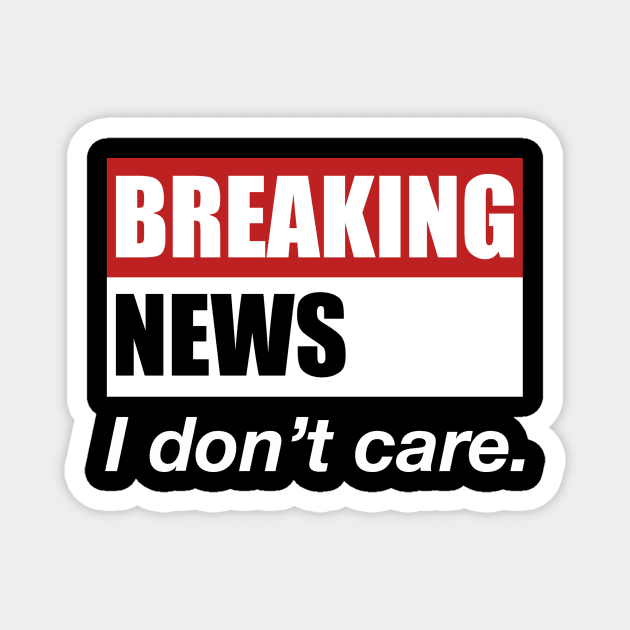BREAKING NEWS Magnet by Psychoanalytic's Store