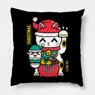 Christmas Cat Pillow