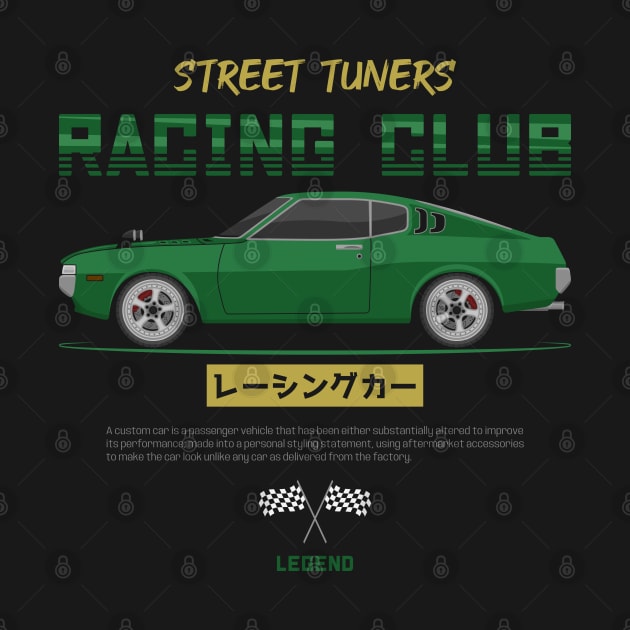 Tuner Green Celica MK1 JDM by GoldenTuners