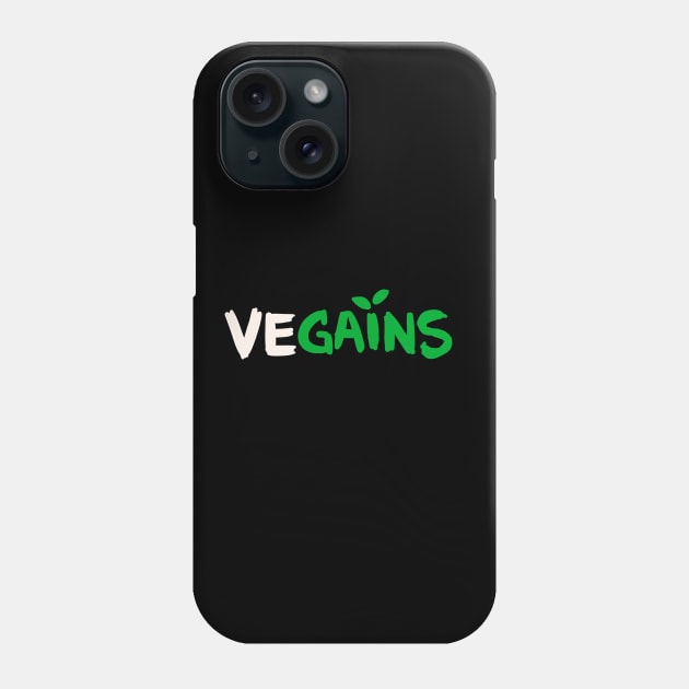 Vegains - Vegan, Veggies - D3 Designs Phone Case by D3Apparels