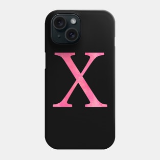 Pink X Phone Case