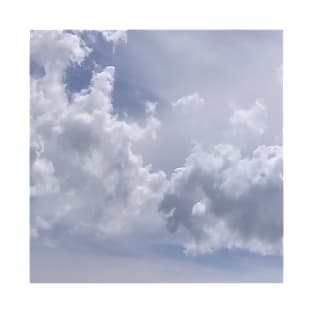 Summer Cloudy Day With Blue Sky and Gray Clouds T-Shirt