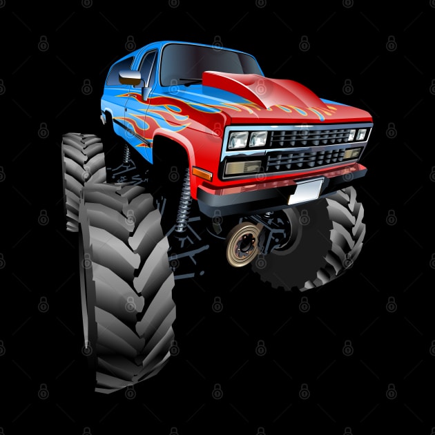 Cartoon Monster Truck by Mechanik