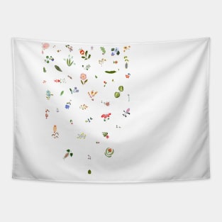 Falling Flowers Tapestry