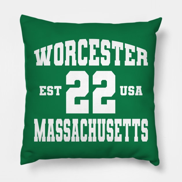 Worcester, MA Pillow by ClothesContact