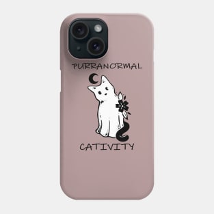 purranormal cativity halloween cat Phone Case