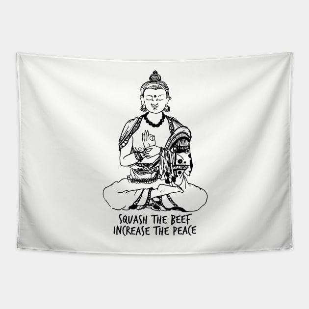 Squash the Beef Increase the Peace Tapestry by robotface