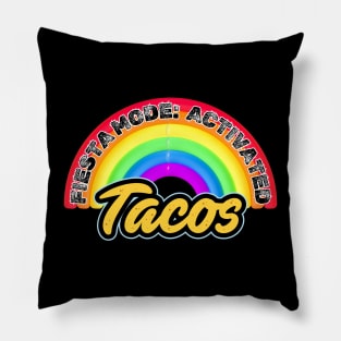 Taco Fiesta Mode: Activated - Get Ready to Fiesta: Your Gift-Buying Mode Activated! Pillow