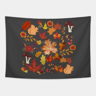 Autumn leaves Tapestry