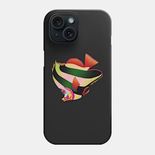 Whimsical vintage fish Art Phone Case