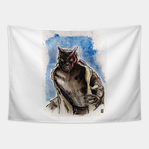 Wolfman's Got Nards Tapestry by BCP Design