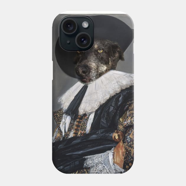 Renaissance Dog Painting Phone Case by raiseastorm