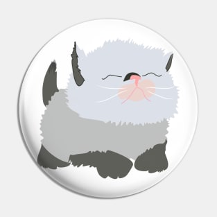 Grey Siamese kitten Pin