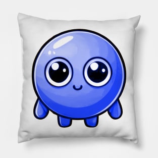 CUTE BLUE PEA (ERVILHA AZUL FOFA) Pillow