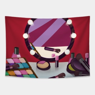 Make Up Counter Tapestry