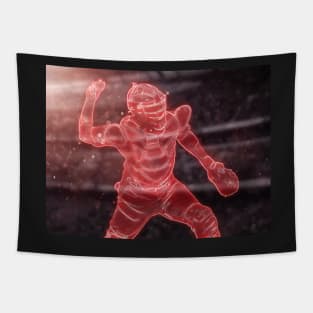 Yadier Molina Glow Artwork Tapestry