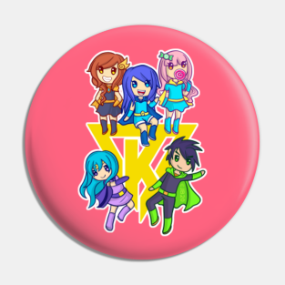 Itsfunneh Pins And Buttons Teepublic - itsfunneh roblox avatar new
