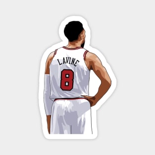 Zach Lavine Vector Back Magnet