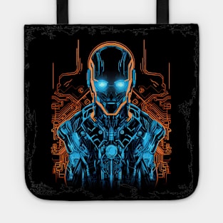 Artificial Intelligence AI Singularity Cyborg Robot Tote